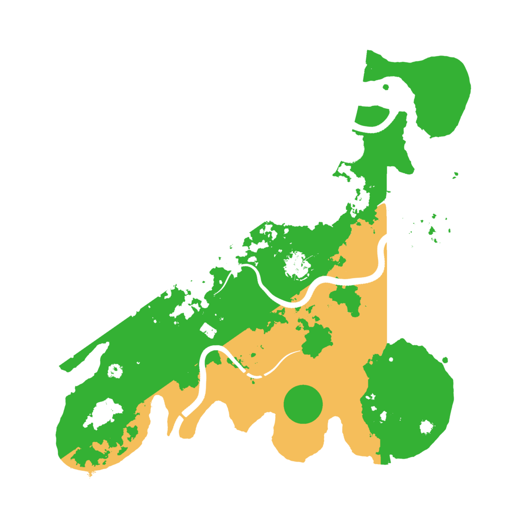 Biome Rust Map: Procedural Map, Size: 3500, Seed: 5698466