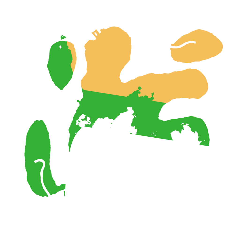 Biome Rust Map: Procedural Map, Size: 2500, Seed: 126541619