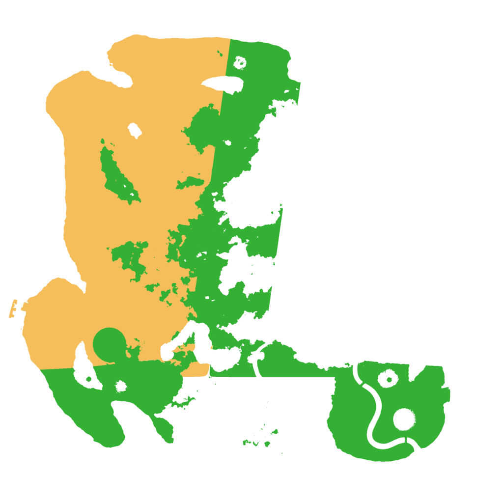 Biome Rust Map: Procedural Map, Size: 4000, Seed: 3758