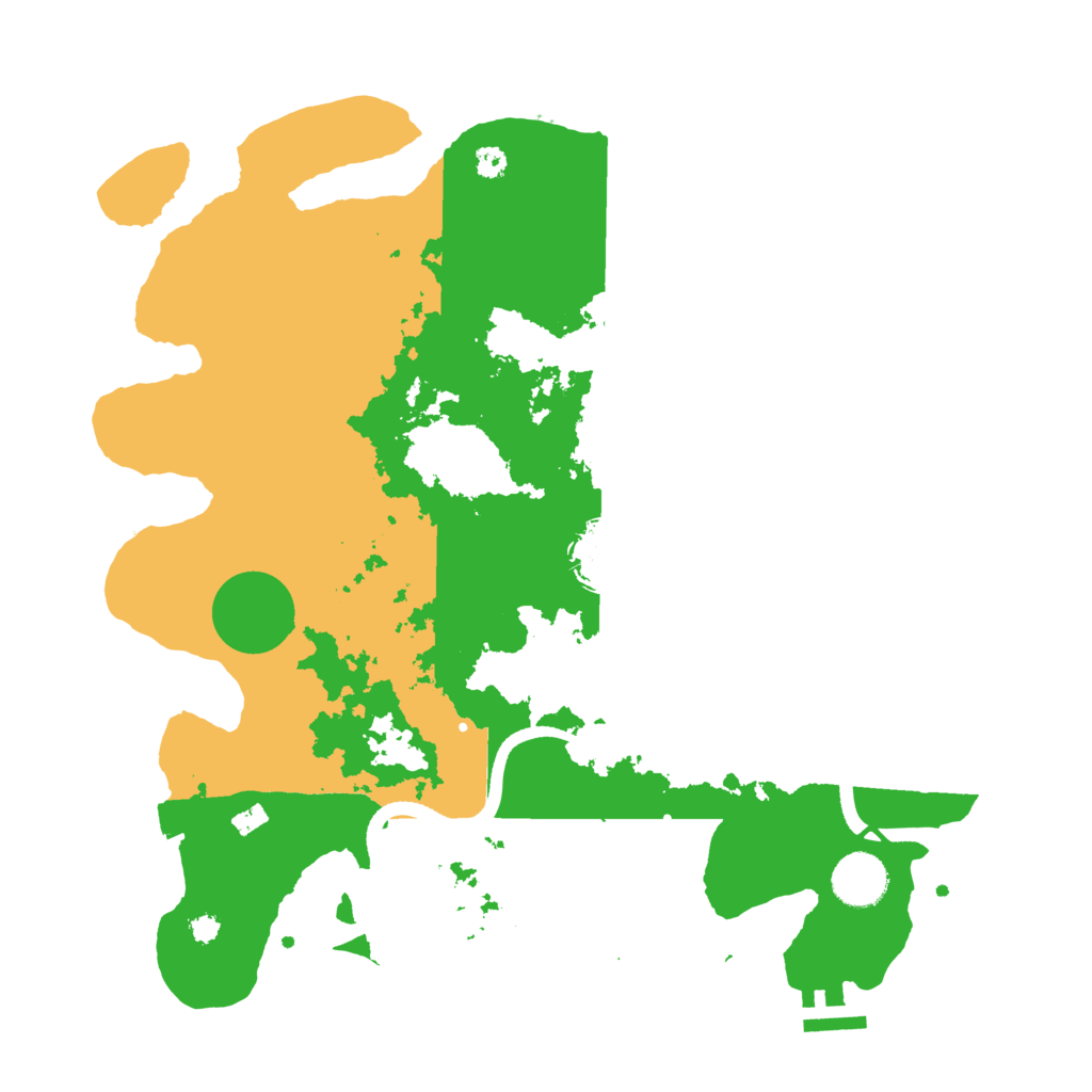 Biome Rust Map: Procedural Map, Size: 3500, Seed: 3877946