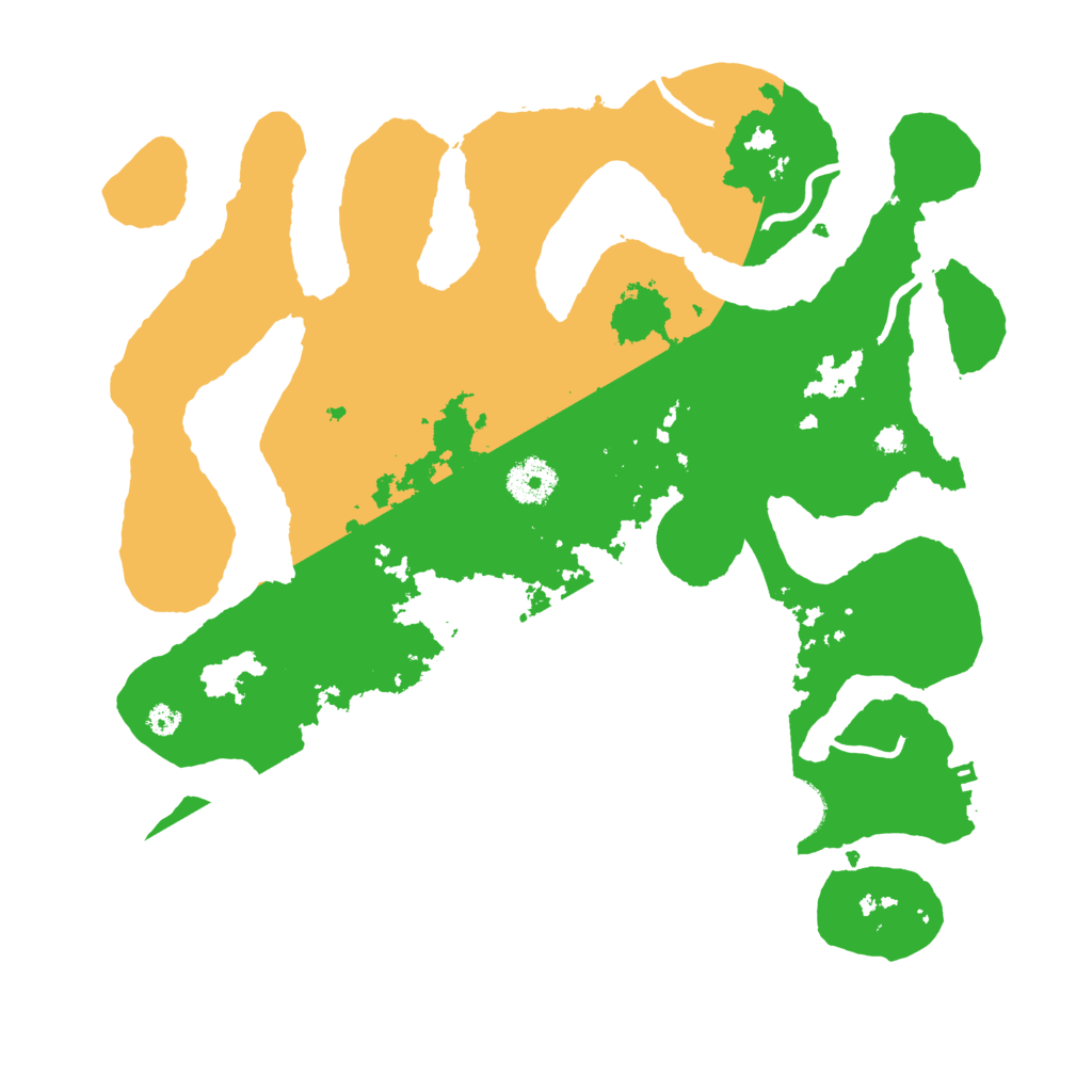 Biome Rust Map: Procedural Map, Size: 3500, Seed: 3185837