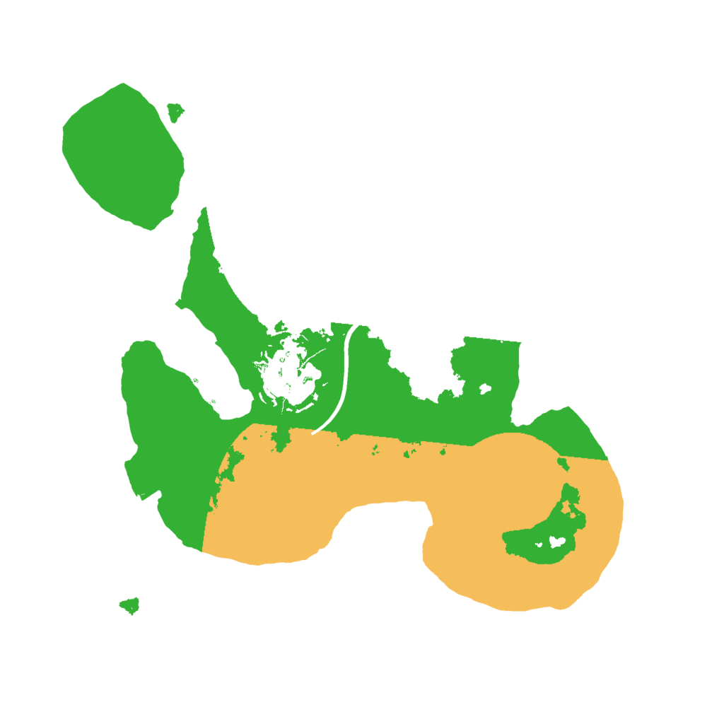 Biome Rust Map: Procedural Map, Size: 2000, Seed: 15214544