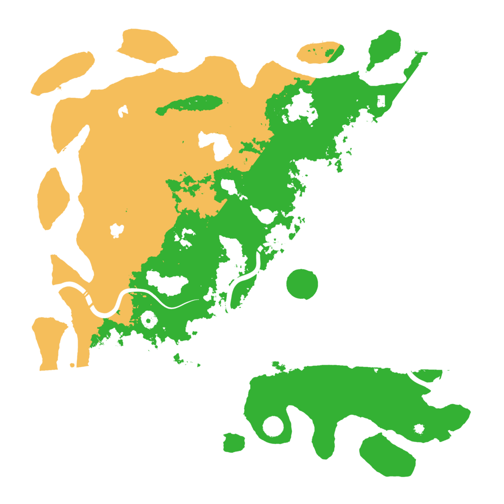 Biome Rust Map: Procedural Map, Size: 4500, Seed: 5448