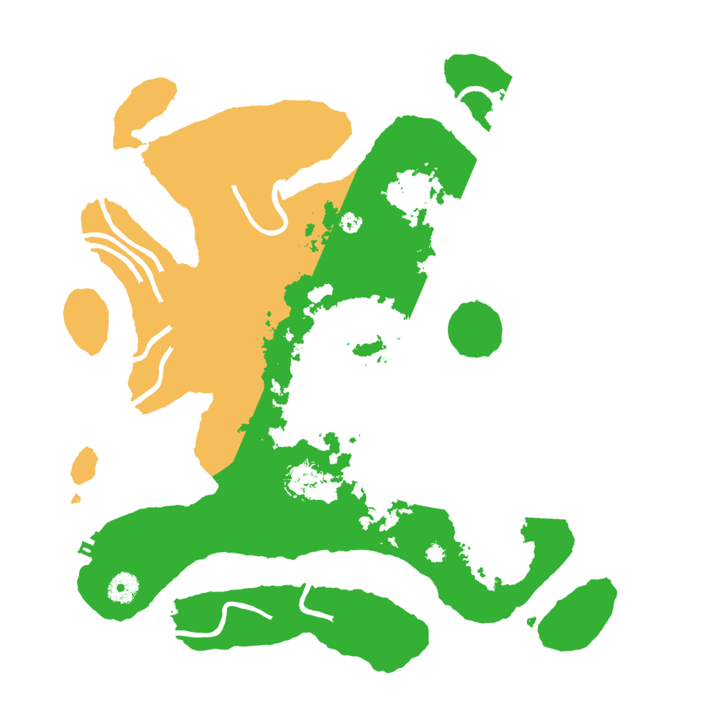 Biome Rust Map: Procedural Map, Size: 3500, Seed: 1757377923