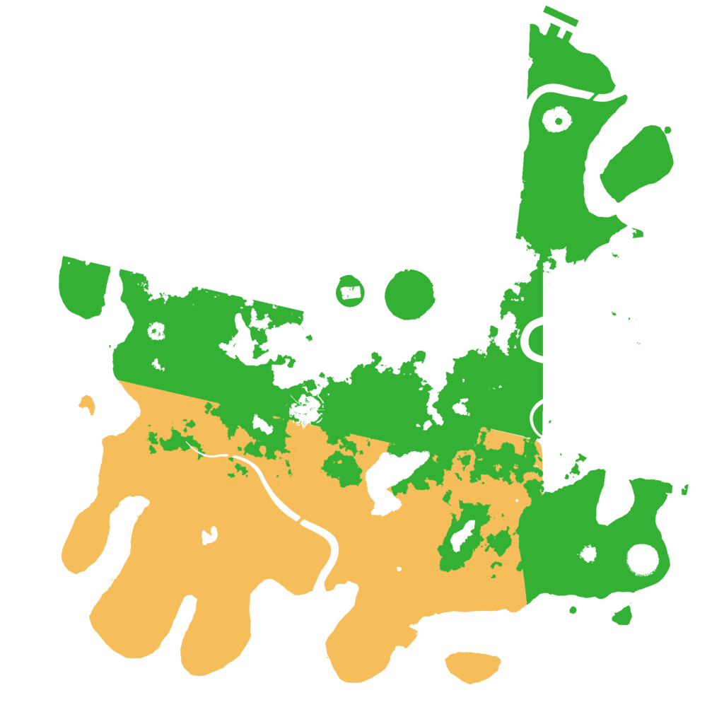 Biome Rust Map: Procedural Map, Size: 4050, Seed: 1056565583