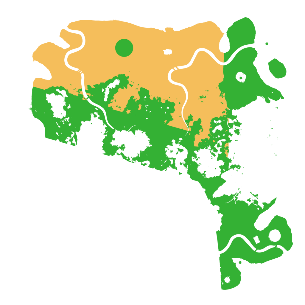 Biome Rust Map: Procedural Map, Size: 4499, Seed: 2147483647