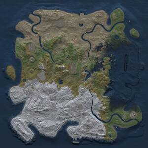 Thumbnail Rust Map: Procedural Map, Size: 4499, Seed: 2147483647, 17 Monuments