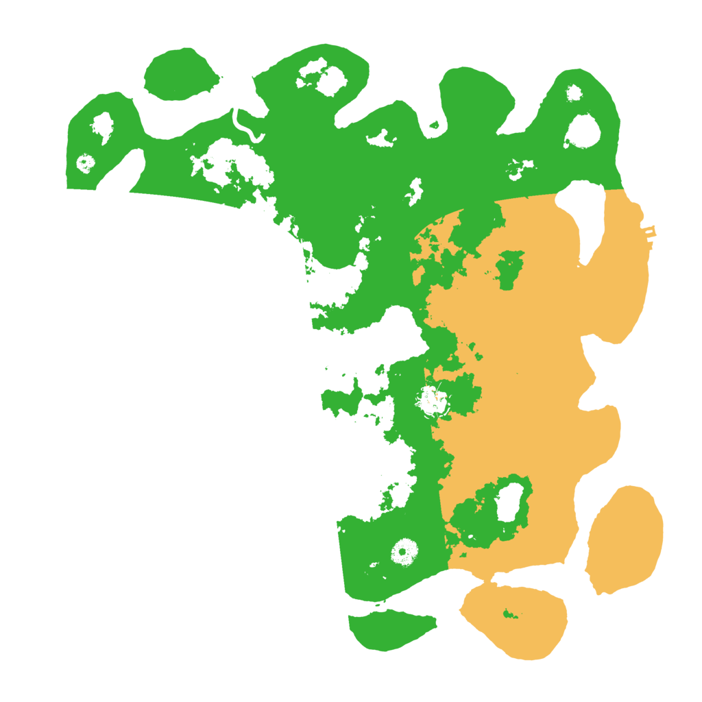 Biome Rust Map: Procedural Map, Size: 4000, Seed: 1236013