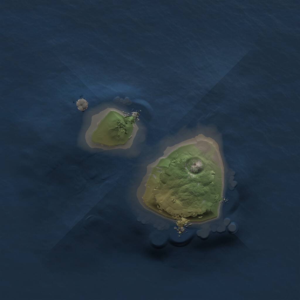 Rust Map: Procedural Map, Size: 1000, Seed: 83383998, 1 Monuments