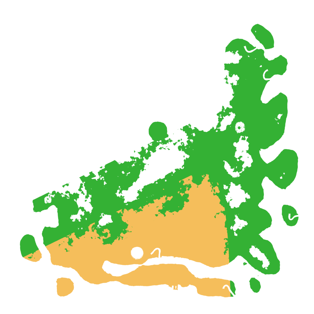 Biome Rust Map: Procedural Map, Size: 4500, Seed: 47145