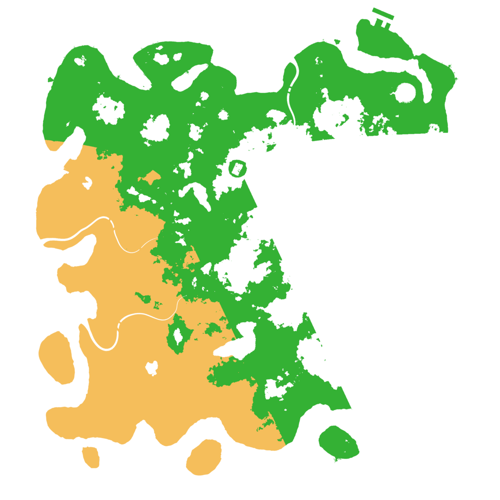 Biome Rust Map: Procedural Map, Size: 4500, Seed: 69696969
