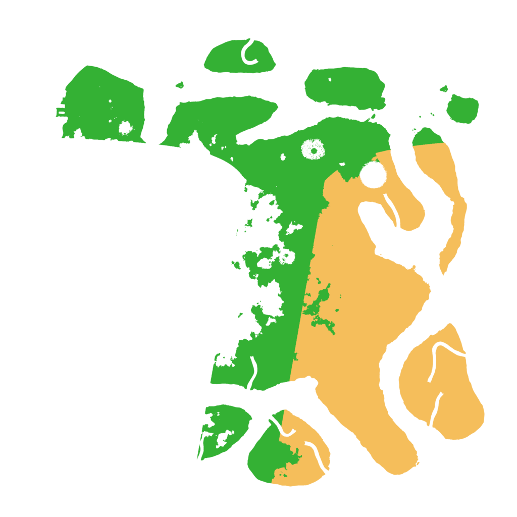 Biome Rust Map: Procedural Map, Size: 3500, Seed: 1791509041