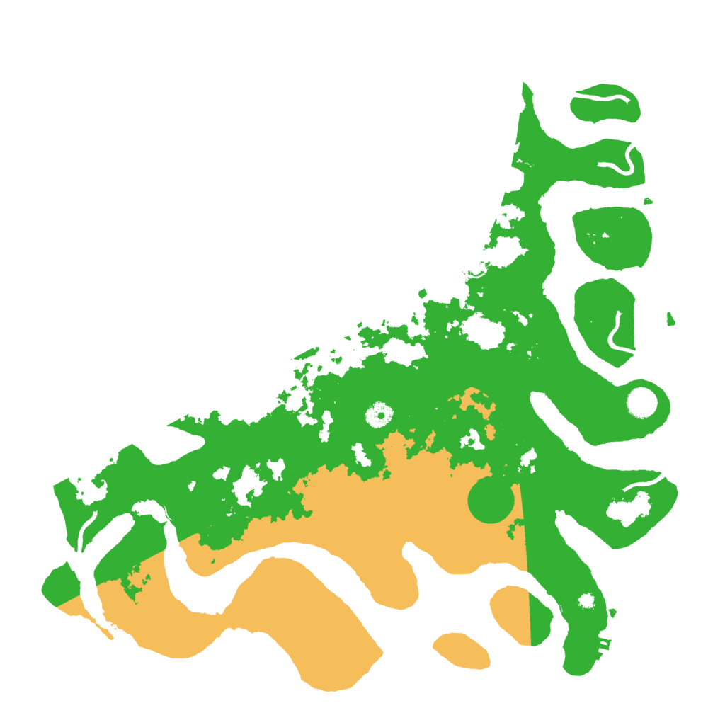 Biome Rust Map: Procedural Map, Size: 4200, Seed: 2541