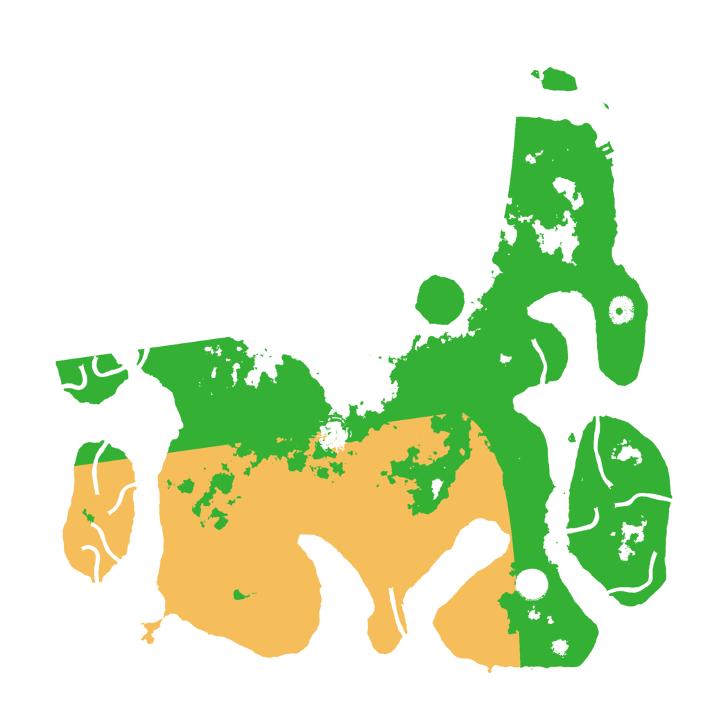 Biome Rust Map: Procedural Map, Size: 4000, Seed: 3060629