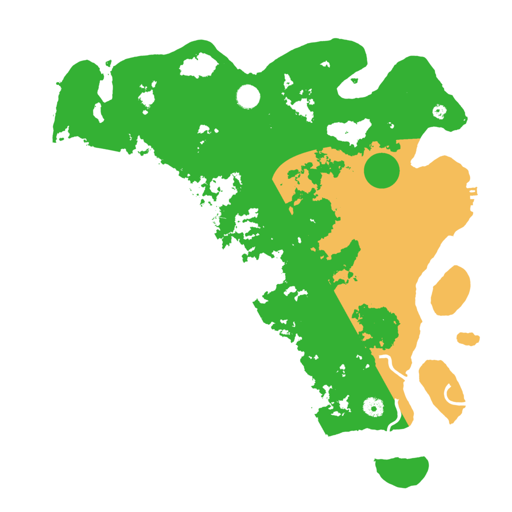 Biome Rust Map: Procedural Map, Size: 3800, Seed: 5596573
