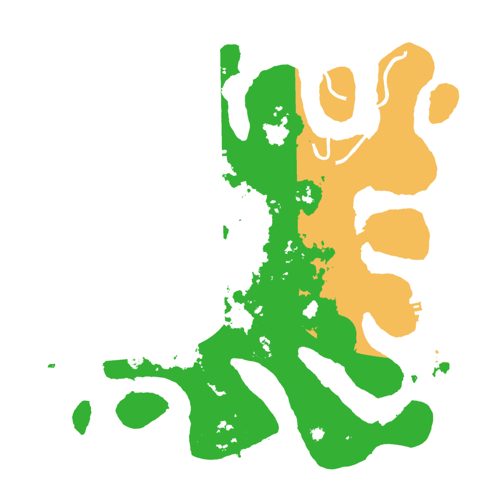 Biome Rust Map: Procedural Map, Size: 3500, Seed: 2983690