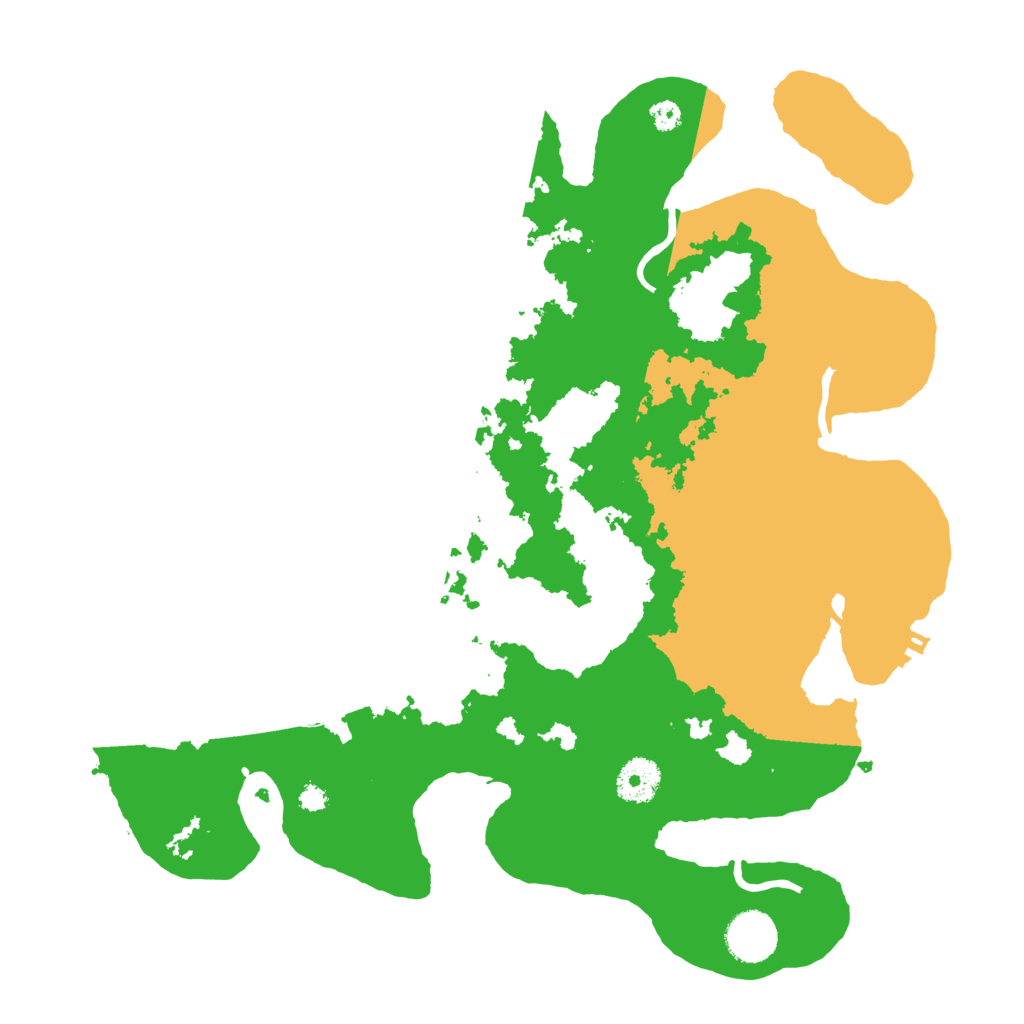 Biome Rust Map: Procedural Map, Size: 3500, Seed: 2418472