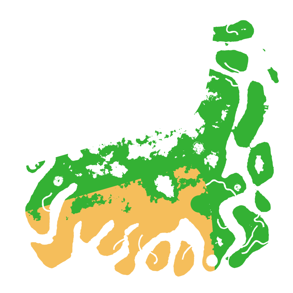 Biome Rust Map: Procedural Map, Size: 4500, Seed: 267666373