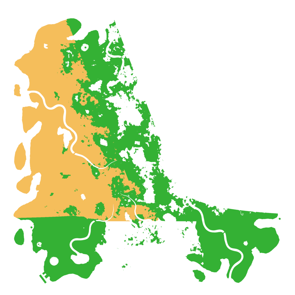 Biome Rust Map: Procedural Map, Size: 6000, Seed: 1071373554