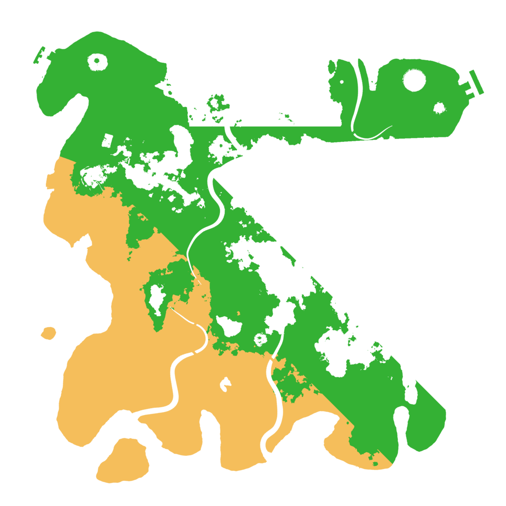 Biome Rust Map: Procedural Map, Size: 4000, Seed: 163843