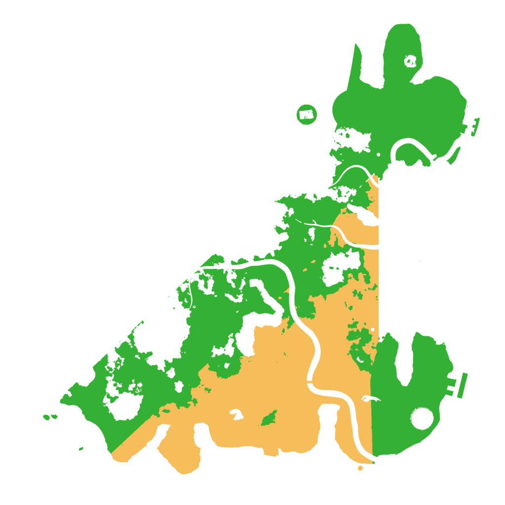 Biome Rust Map: Procedural Map, Size: 4000, Seed: 3554726