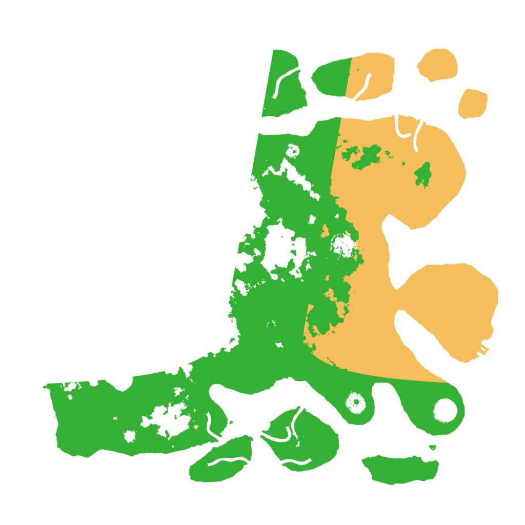 Biome Rust Map: Procedural Map, Size: 3950, Seed: 1508739103