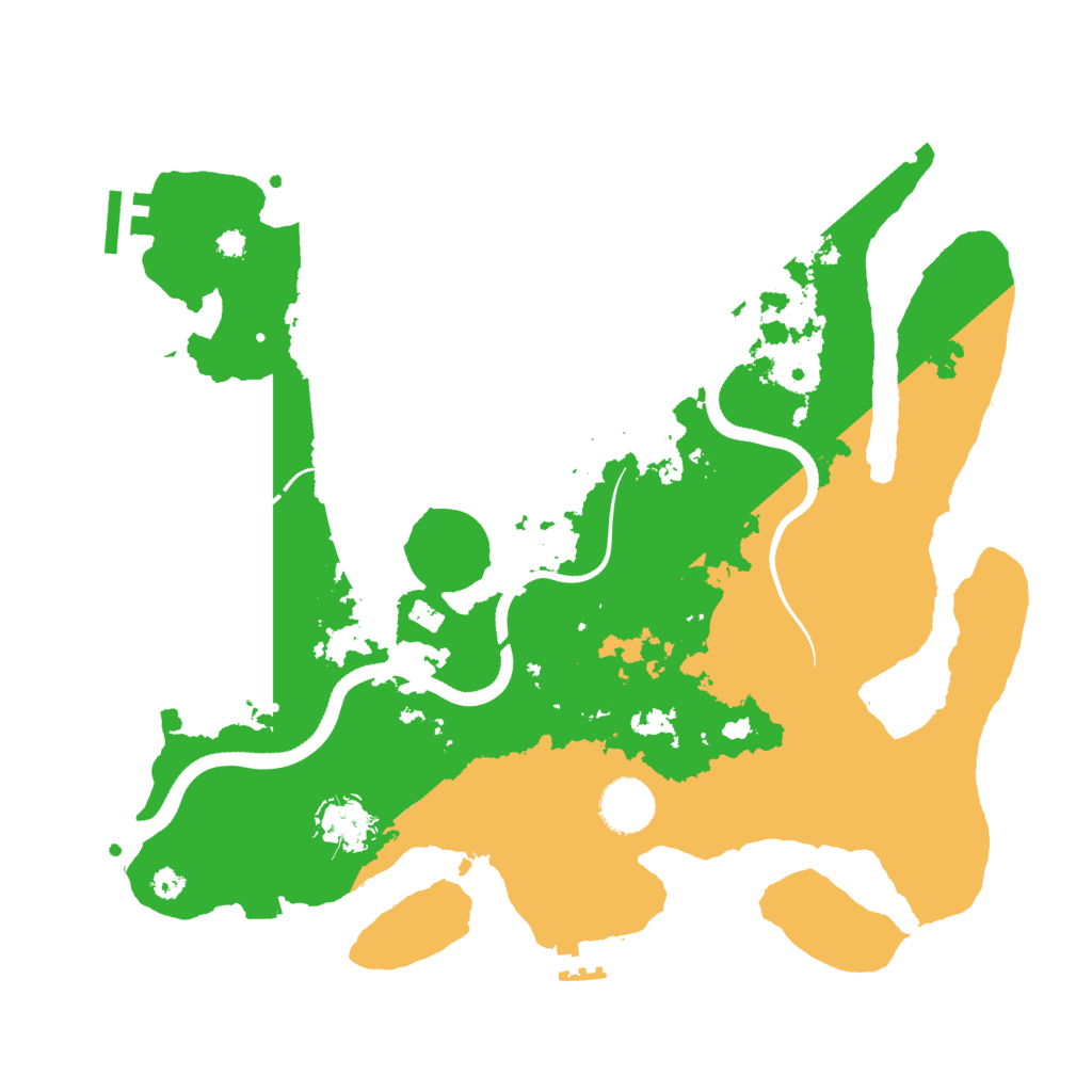 Biome Rust Map: Procedural Map, Size: 3500, Seed: 277672963