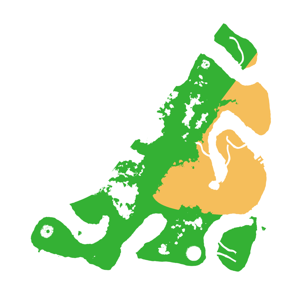 Biome Rust Map: Procedural Map, Size: 3500, Seed: 6440653