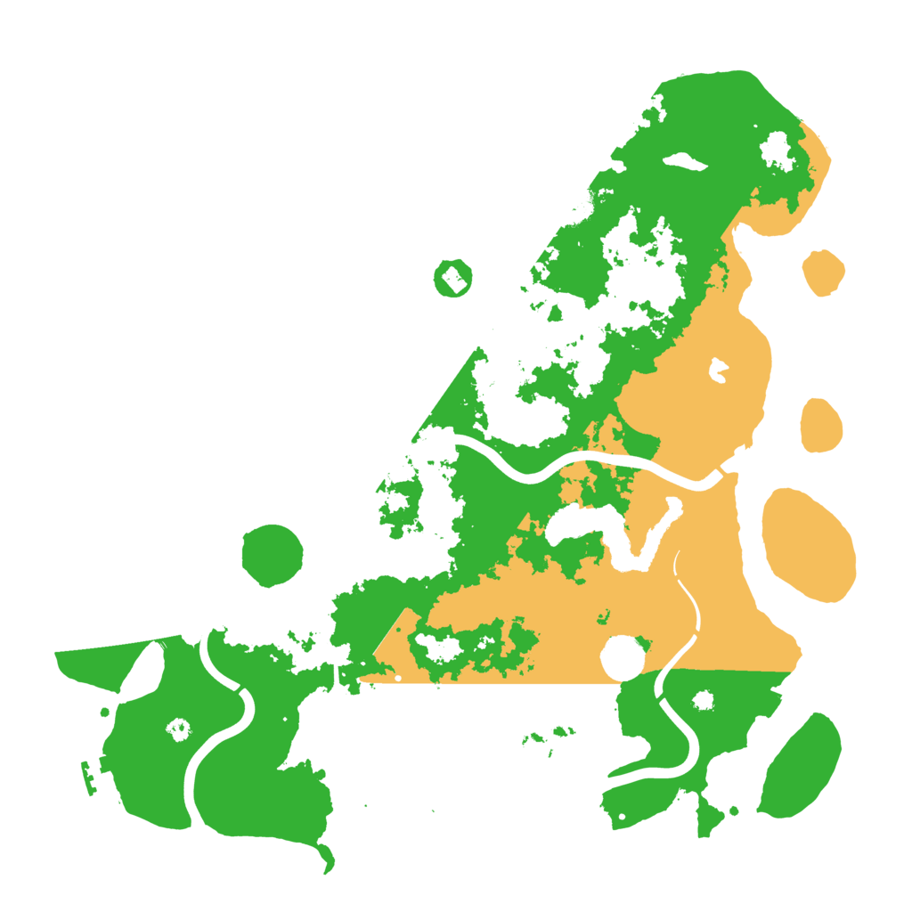Biome Rust Map: Procedural Map, Size: 4000, Seed: 10013