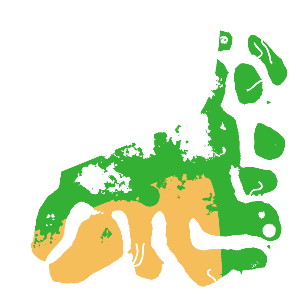 Biome Rust Map: Procedural Map, Size: 4000, Seed: 4169873