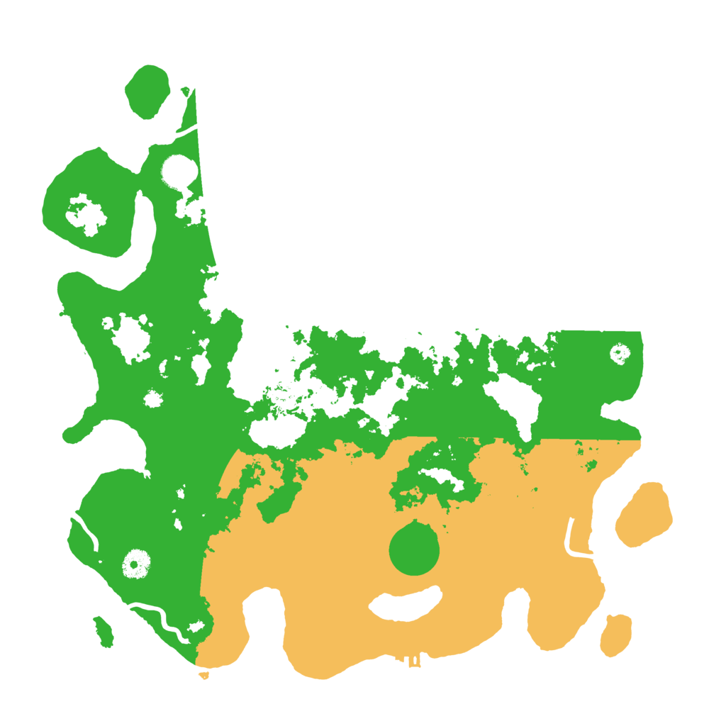 Biome Rust Map: Procedural Map, Size: 3800, Seed: 6108235