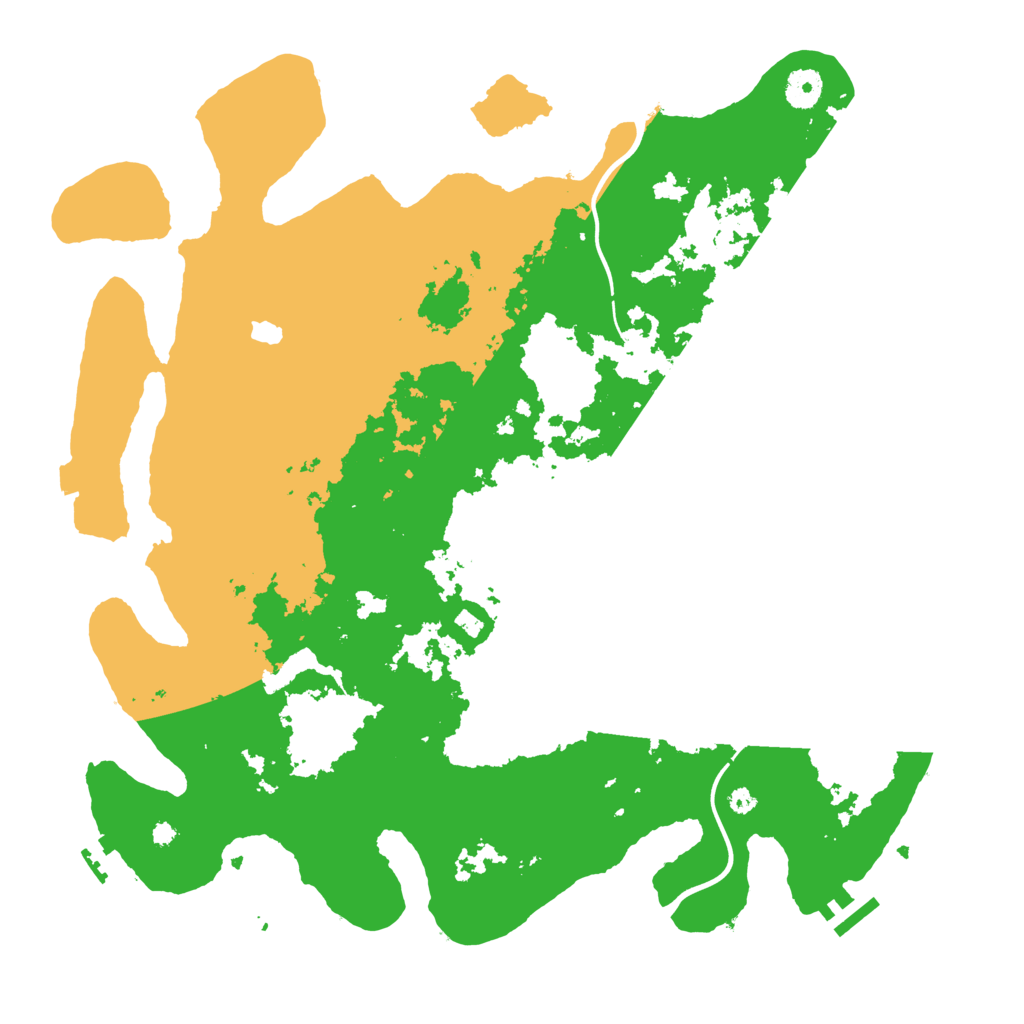 Biome Rust Map: Procedural Map, Size: 4000, Seed: 4114985