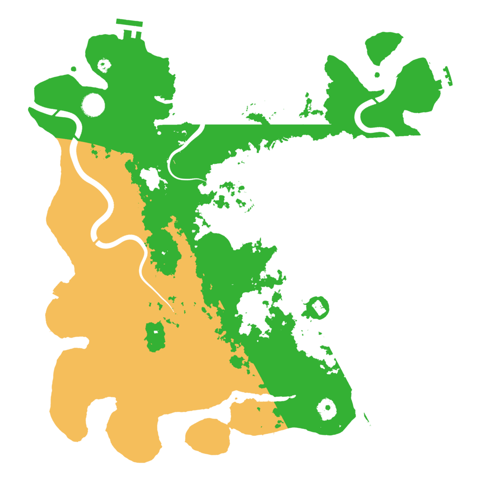 Biome Rust Map: Procedural Map, Size: 3800, Seed: 1501517