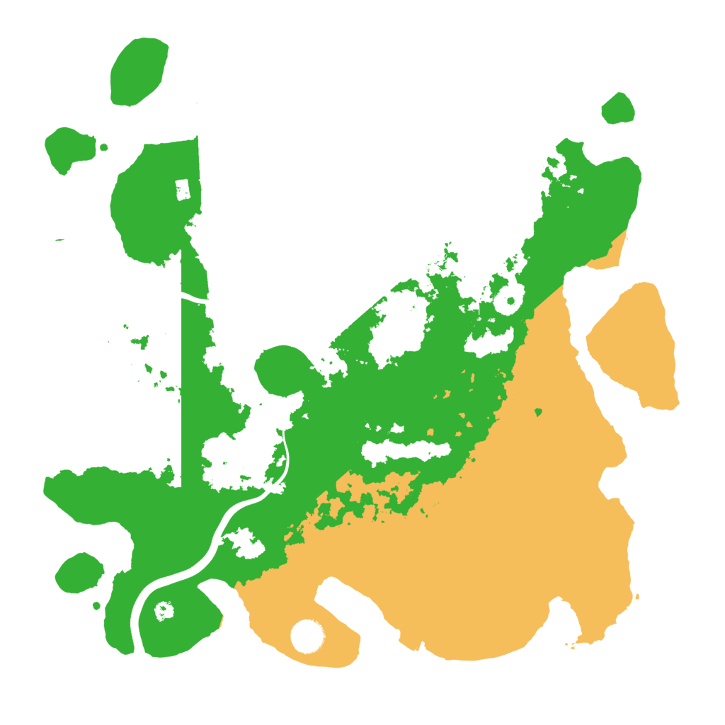 Biome Rust Map: Procedural Map, Size: 3800, Seed: 528385