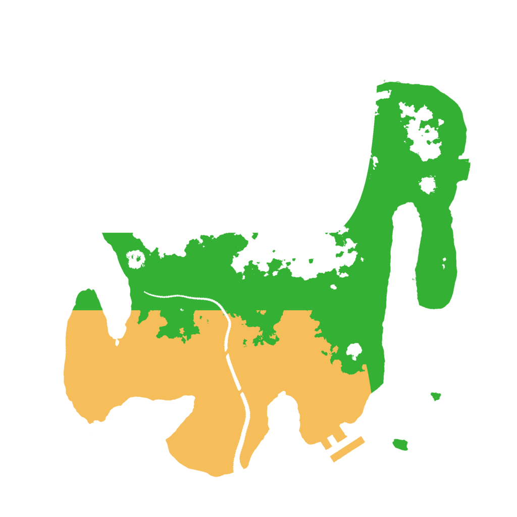 Biome Rust Map: Procedural Map, Size: 2800, Seed: 5811632