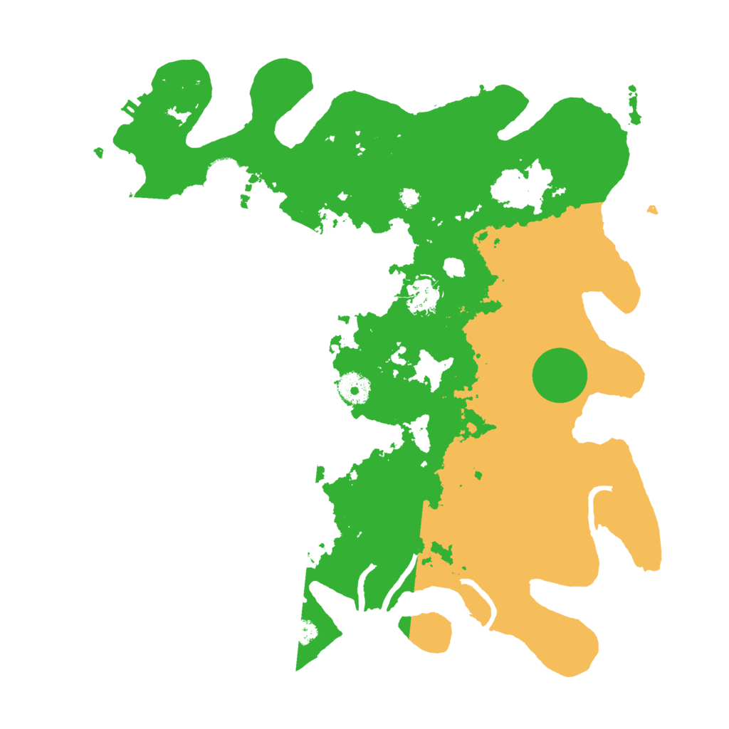 Biome Rust Map: Procedural Map, Size: 3500, Seed: 4008371