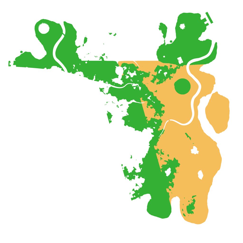 Biome Rust Map: Procedural Map, Size: 4000, Seed: 4047628