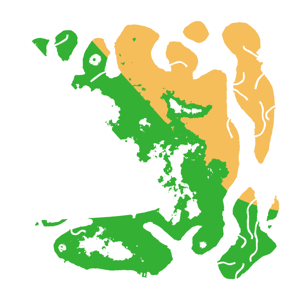 Biome Rust Map: Procedural Map, Size: 4000, Seed: 3073155