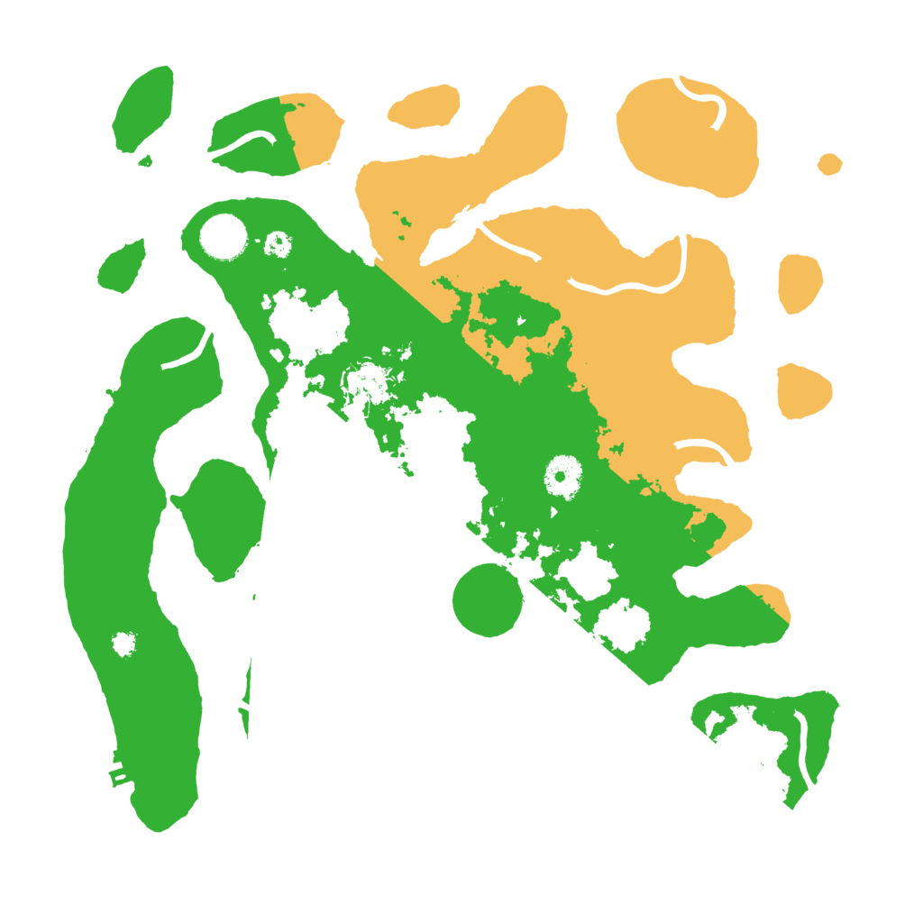 Biome Rust Map: Procedural Map, Size: 3500, Seed: 4144211