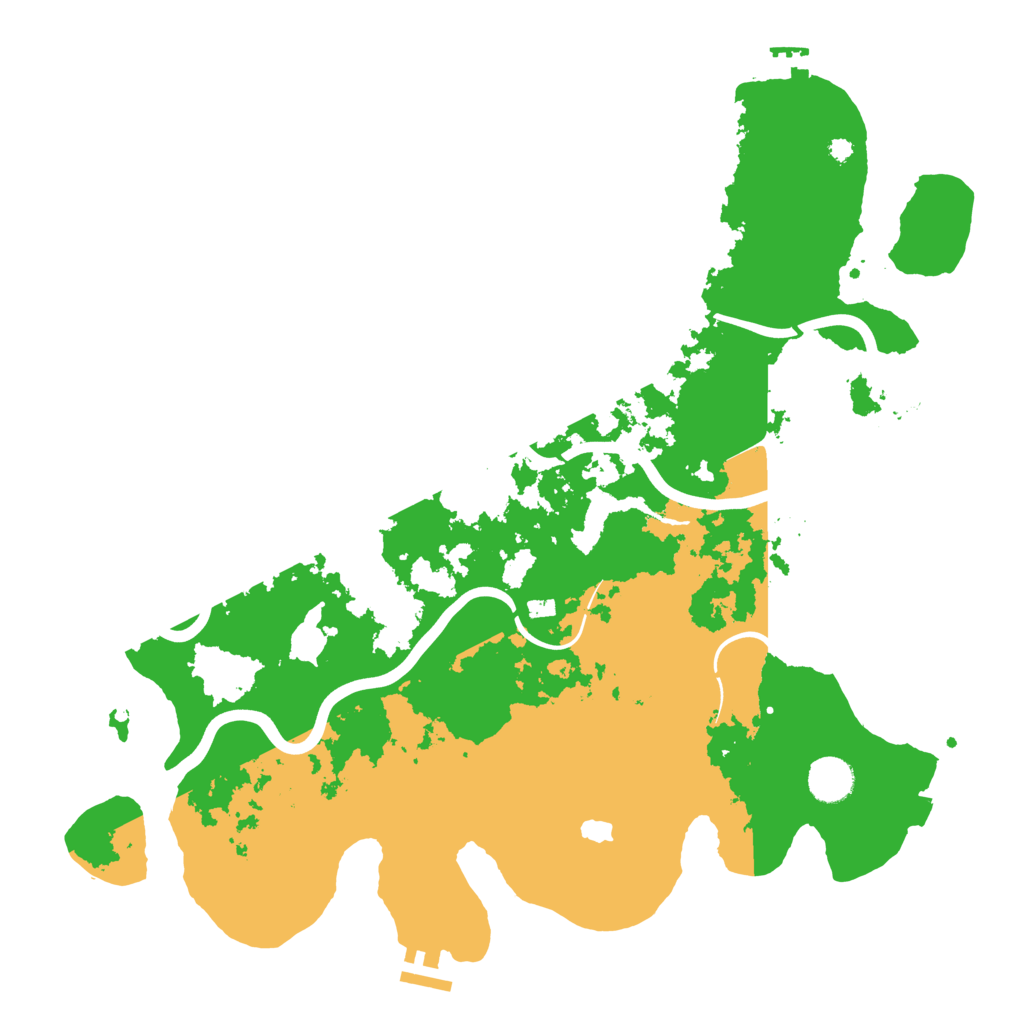 Biome Rust Map: Procedural Map, Size: 4000, Seed: 6070228
