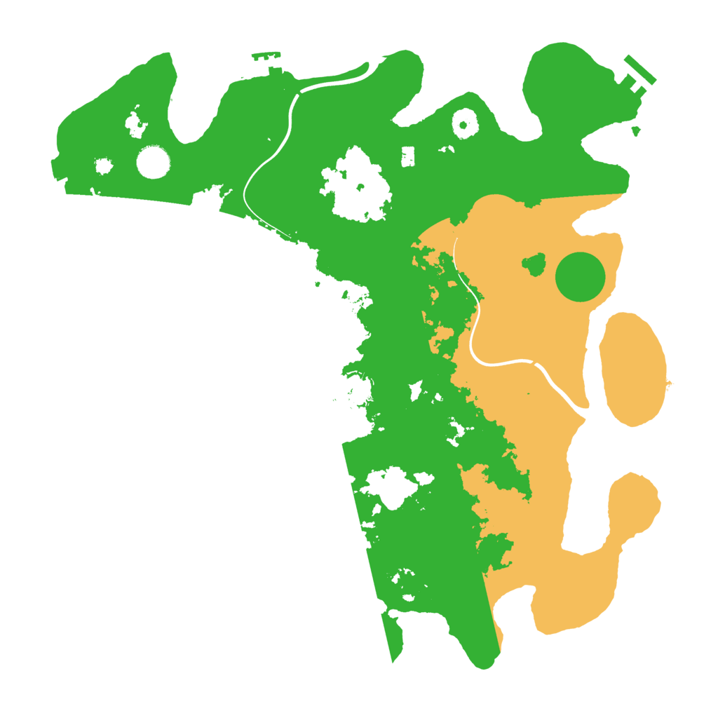 Biome Rust Map: Procedural Map, Size: 3800, Seed: 1290710