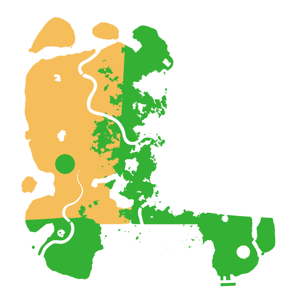 Biome Rust Map: Procedural Map, Size: 4000, Seed: 836511