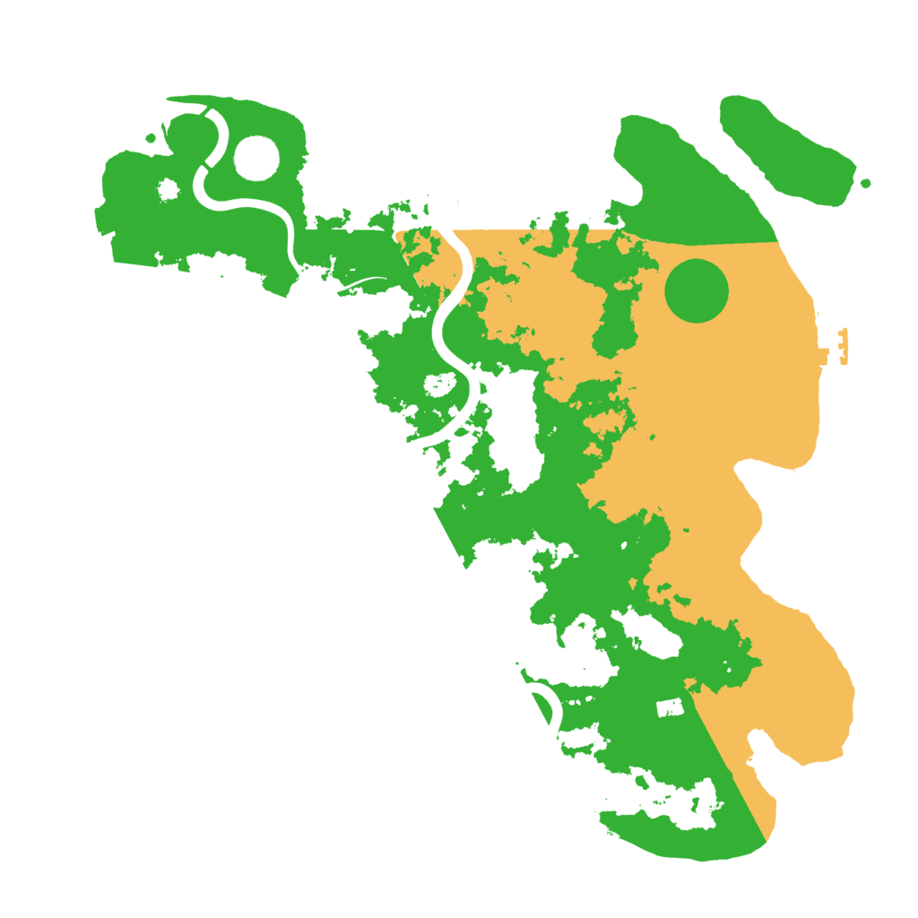 Biome Rust Map: Procedural Map, Size: 3800, Seed: 108610