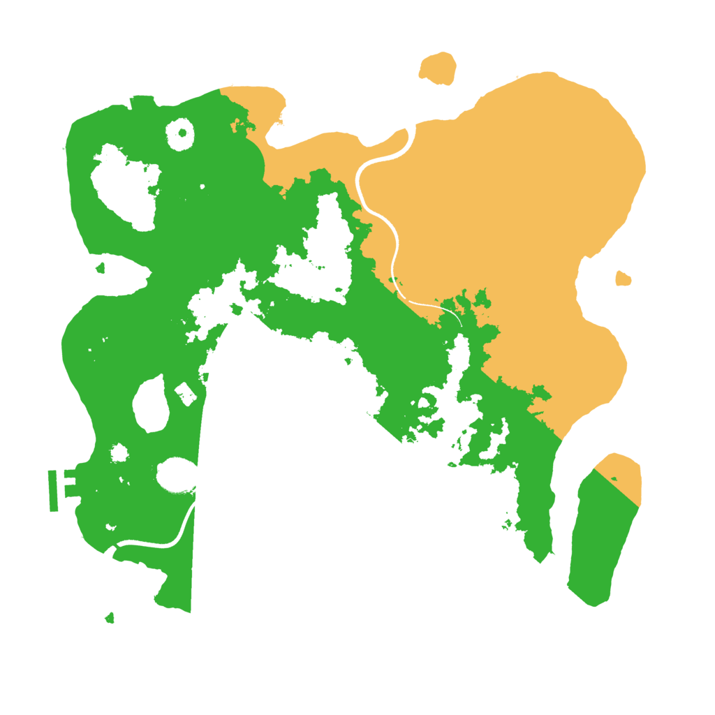 Biome Rust Map: Procedural Map, Size: 3500, Seed: 4030437