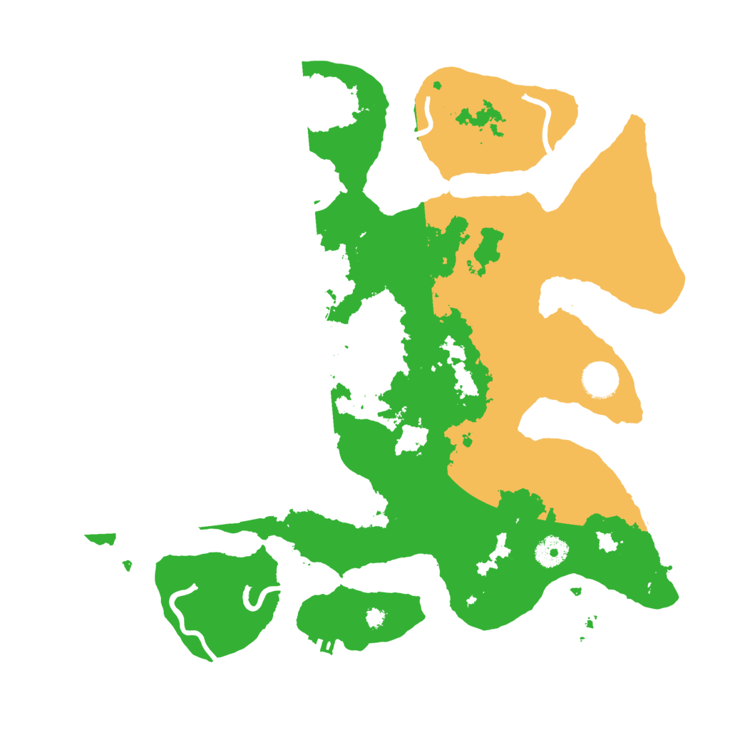 Biome Rust Map: Procedural Map, Size: 3500, Seed: 5878779