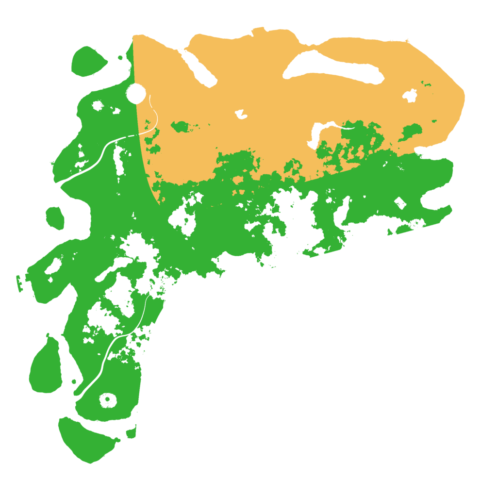 Biome Rust Map: Procedural Map, Size: 4500, Seed: 116987574