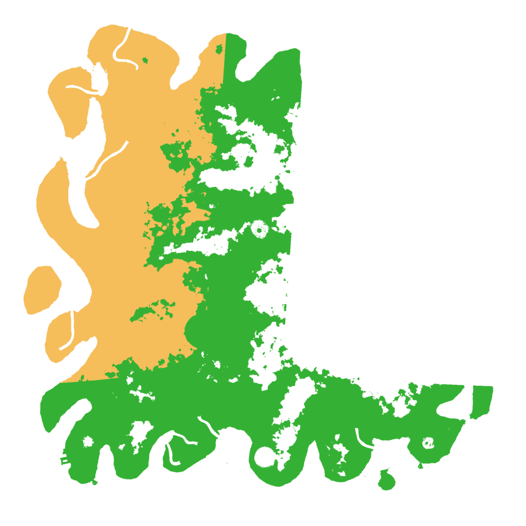 Biome Rust Map: Procedural Map, Size: 4500, Seed: 34538
