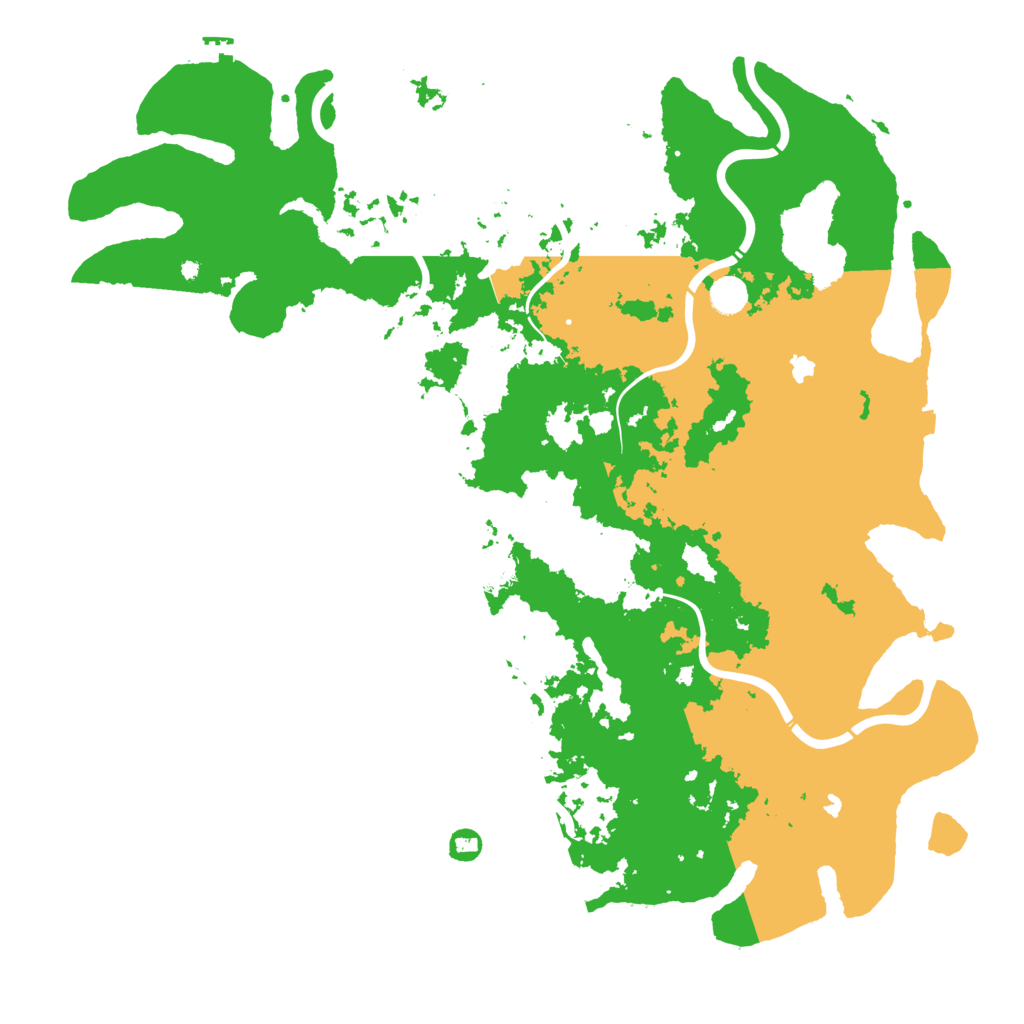 Biome Rust Map: Procedural Map, Size: 5000, Seed: 365789132