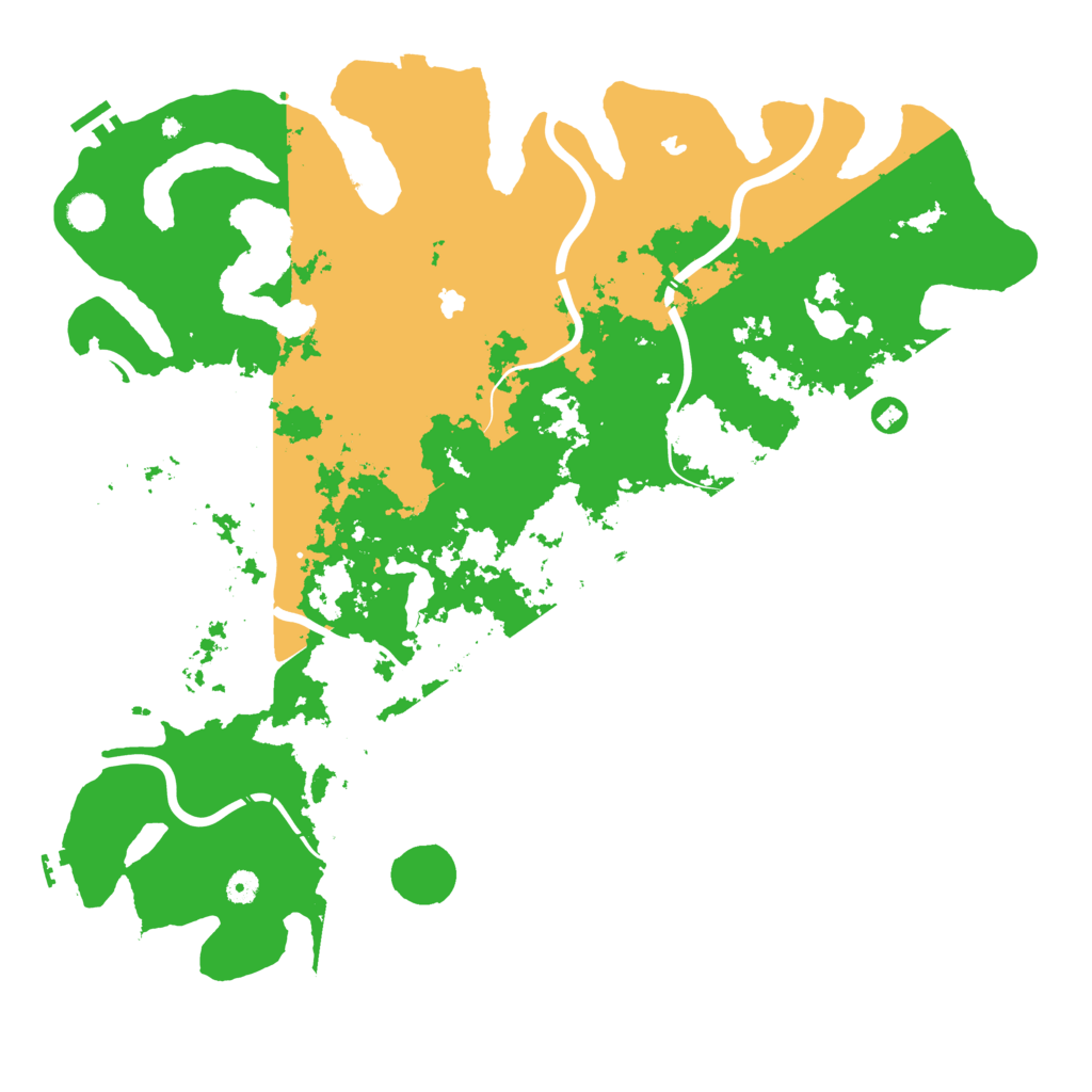 Biome Rust Map: Procedural Map, Size: 5000, Seed: 28015