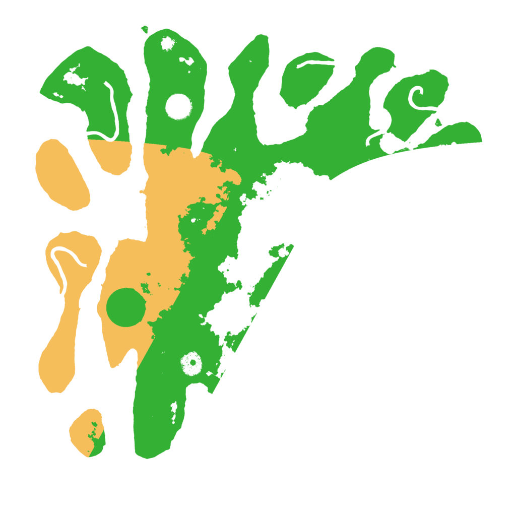 Biome Rust Map: Procedural Map, Size: 3500, Seed: 5398392